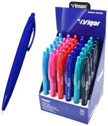 Vinson Golyóstoll nyomógombos 0, 7mm Vinson G2 vegyes test displ 36 db/display (59128) - irodasziget