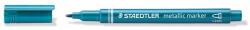 STAEDTLER Dekormarker, 1-2 mm, kúpos, STAEDTLER "8323", metálkék (TS8323373) - irodasziget