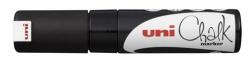 uni Krétamarker folyékony 8mm, Uni-Posca PWE-8K fekete (62866) - irodasziget