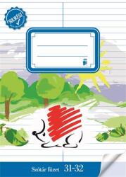 ICO Füzet, tűzött, A5, szótár, 32 lap, ICO "Süni Sulikész (TICSUSK3132)