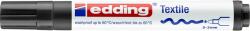 edding Textilfilc 2-3mm, kerek Edding 4500 fekete (32508)