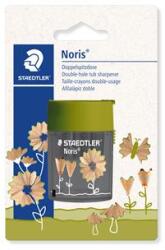 STAEDTLER Hegyező, kétlyukú, tartályos, STAEDTLER "512", virágok (TS512004BK)