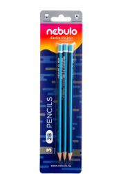Nebulo Grafitceruza 2B, 3 db-os, Nebulo (32250)