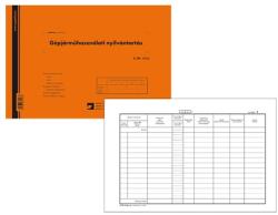 Pátria Nyomtatvány Gépjármű használati nyilvántartás 25 lapos tömb A/4 fekvő (A.T.M-13/UJ)