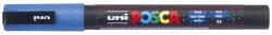 uni Dekormarker 0, 9-1, 3mm, Uni-Posca PC-3ML csillámló kék (62832) - irodasziget