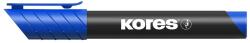Kores Alkoholos marker, 3-5 mm, kúpos, KORES "K-Marker XP1", kék (IK20933)