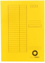 BLUERING Gyorsfűző A4, karton 230g Bluering® sárga (50305) - irodasziget