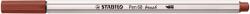 STABILO Ecsetirón, STABILO "Pen 68 brush", vörösesbarna (TST568751) - irodasziget