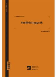 Pátria Nyomtatvány Szállítási jegyzék 25x5 lapos tömb A/4 álló (A.ERDO.226/V)