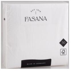 Fasana Lunch Szalvéta 3 rétegű 1/4 hajtás lapméret: 33 x 33 cm 50 db/csomag Fasana Lunch fehér (46431)