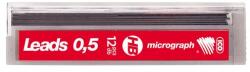 ICO Grafitbél, HB, 0, 5 mm, ICO "Micrograph (TICMIC05HB) - irodasziget