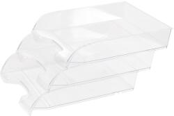 BLUERING Irattálca műanyag 550 extra széles 345x270x67mm, Bluering®, víztiszta (3838896)