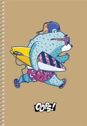 Shkolyaryk Publishing House Spirálfüzet, A5, kockás, 96 lap, SHKOLYARYK "Student", vegyes (SB966116K)