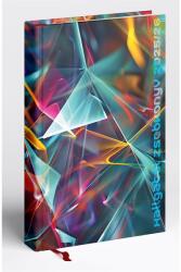 Realsystem Hallgatói zsebkönyv A5, 145mmx205mm, fehér lapokkal absztrakt 2025/2026 Realsystem (49471) - irodasziget