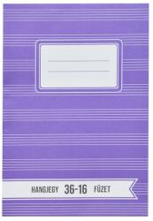 LYNX Füzet iskolai A5, 16lap, hangjegy 36-16 Lynx (58336)