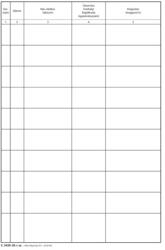 Pátria Nyomtatvány Betegnapló 100 lapos könyv 205x295 mm (C.3420-20)