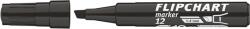 ICO Flipchart marker vízbázisú 1-4mm, vágott Artip 12 fekete (9580002007) - irodasziget