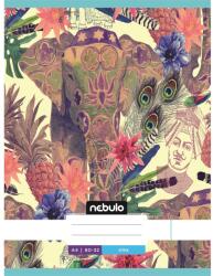 Nebulo Füzet, A4, sima, 80-32, L-Design minták, 12 db/csomag Nebulo (55834)