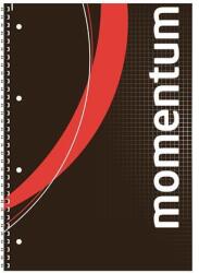 Victoria Spirálfüzet, A4, kockás, 90 lap, perforált, lyukasztott, VICTORIA PAPER, "Momentum (ISVFS90K)