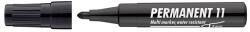 ICO Alkoholos marker, 1-3 mm, kúpos, ICO "Permanent 11", fekete (TICP11FK) - irodasziget