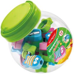 Keyroad Hegyező 1 lyukú 72 db/display Keyroad Funnyfish vegyes színek (38381)