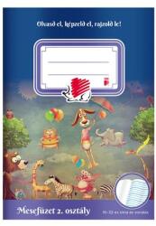 ICO Olvasónapló, tűzött, A5, 32 lap, 2. osztály, ICO "Süni Mesefüzet (TICSUOL02)