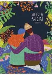 Shkolyaryk Publishing House Füzet, tűzött, A5, vonalas és sima, 2x40 lap, SHKOLYARYK "Twin Book Special (SB40583)