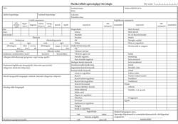 Pátria Nyomtatvány Munkavállaló egészségügyi törzslapja szabadlap 290x195 mm (B.3161-4/UJ)