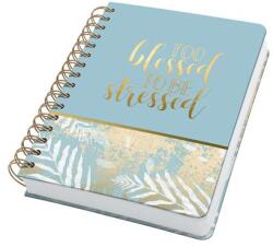 Sigel Spirálfüzet, 168x215 mm, pontrácsos, 120 lap, keményfedeles, SIGEL "Jolie", Heavenly Leaves (SIJN615)