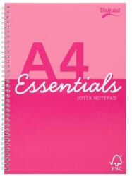 Pukka Pad Spirálfüzet, A4, vonalas, 80 lap, PUKKA PAD "Unipad Essentials Jotta", vegyes (PUPUEJA4)