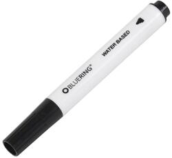 BLUERING Flipchart marker rostirón vizes kerek végű 3mm, Bluering® fekete (BR895493) - irodasziget
