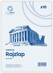 BLUERING Rajzlap A4, famentes fóliázva Bluering® 10 ív/csomag, (60542) - irodasziget