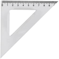 BLUERING Vonalzó háromszög 45° 10.5 cm, műanyag (52695) - irodasziget