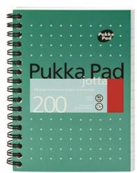 Pukka Pad Spirálfüzet, A6, vonalas, 100 lap, PUKKA PAD, "Metallic Jotta (PUPJJM036V)