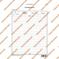 Pátria Nyomtatvány Gyógyszernyilvántartás szabadlap A/4 álló (C.3212-24)