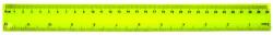 EVOffice Vonalzó 30cm, műanyag sárga (53448)