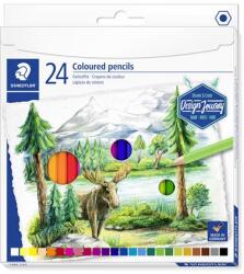 STAEDTLER Színes ceruza készlet, hatszögletű, STAEDTLER "146 C", 24 különböző szín (TS146CC24) - irodasziget