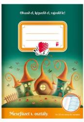 ICO Olvasónapló, tűzött, A5, 32 lap, 1. osztály, ICO "Süni Mesefüzet (TICSUOL01)