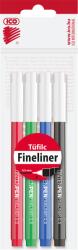 ICO Rostirón, tűfilc vízbázisú, 0, 5mm, kerek test, Tinten Pen Ico, 4 klf. szín (TINTENPEN4KLT)