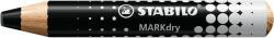 STABILO Táblaceruza fehértáblához, flipchartpapírhoz, kúpos, STABILO "MARKdry", fekete (TS64846)
