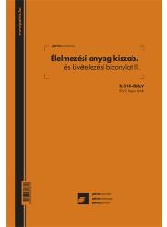 Pátria Nyomtatvány Élelmezési anyag kiszabási és kivételezési bizonylat II. 50x2 lapos tömb A/4 álló (B.318-206/V)