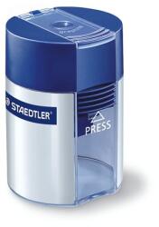 STAEDTLER Hegyező, egylyukú, tartályos, STAEDTLER "511", kék (TS511001)