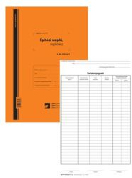 Pátria Nyomtatvány Építési napló 25x2 lapos tömb + 9 db 2 lapos garnitúra (B.ETI.820/UJ/V)