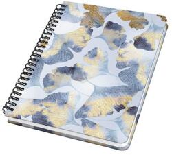 Sigel Spirálfüzet, 162x215 mm, pontrácsos, 60 lap, keményfedeles, SIGEL "Jolie Ginko Harmony (SIJN626)