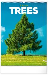 Realsystem Falinaptár képes 330×460mm Trees Realsystem 2026 (52093) - irodasziget