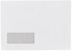 Bluering Boríték LC/5 enyvezett bélésnyomott bal ablakos 35x90mm 162x229mm B20A20 Bluering® fehér (BORLC5ENYV3590B) - irodasziget