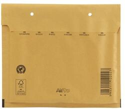 Bluering Légpárnás tasak CD szilikon külső méret 200x175mm, belső méret 180x165mm, Bluering® barna (LEGBARCD) - irodasziget