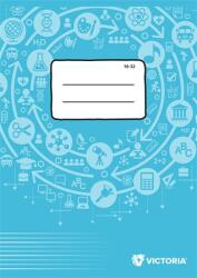 Victoria Füzet, tűzött, A5, vonalas, 32 lap, 2. osztály, VICTORIA PAPER Circle "16-32 (ISVF1632U)