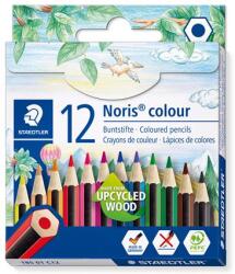 STAEDTLER Színes ceruza készlet, hatszögletű, félhosszú, STAEDTLER "Noris Colour 185", 12 különböző szín (TS18501C12)