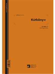 Pátria Nyomtatvány Kútkönyv 50x2 lapos tömb A/4 álló (D.AKOV.7)